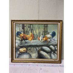 一幅风景油画-油画原画-7788紫砂壶