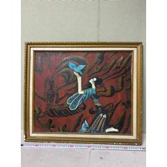 一幅风景油画-油画原画-7788紫砂壶