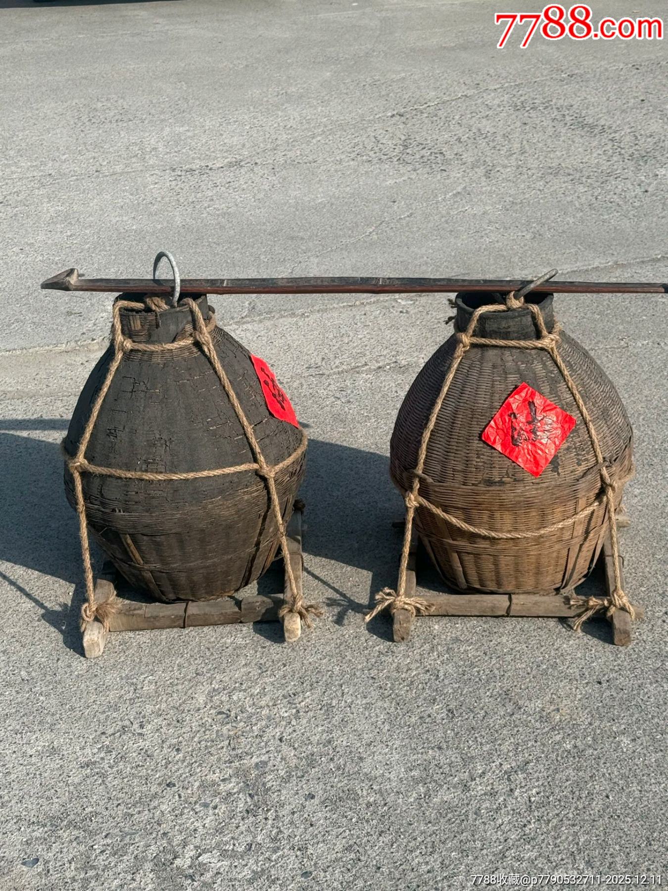 民俗老物件，民国时期卖油挑子，保存完好，没盖了，老物件包老，博物馆陈设展览-价格:2680元-se109796317-其他木制用品-零售 ...