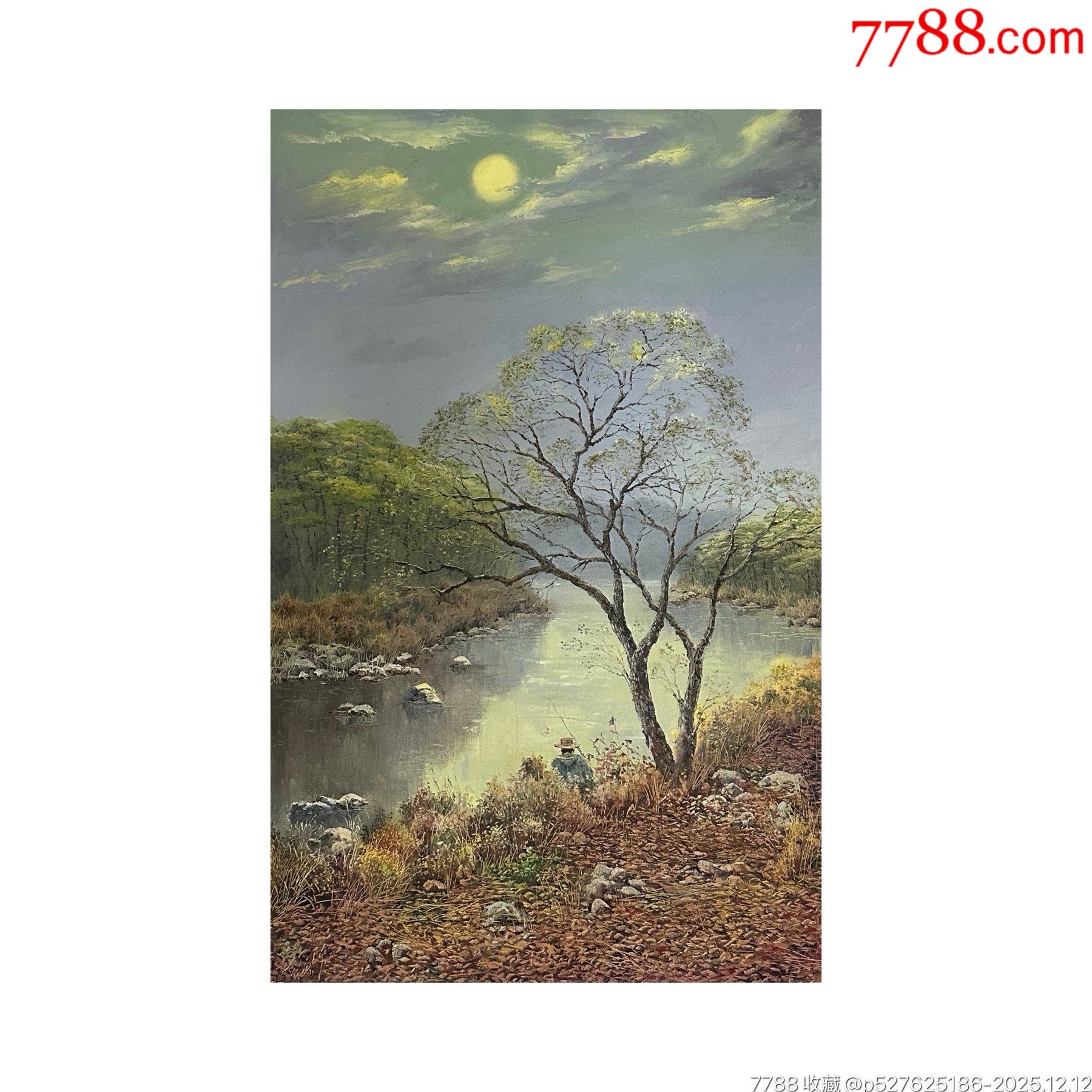 朝鲜油画朝鲜一级画家蔡熙南长98宽62油画原画图片欣赏收藏价格7788连环画 