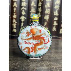 鼻煙壺 中國美術 琉璃 雞油黃 時代（清末〜民国） 鼻煙壺 中國美術 琉璃 雞油黃 時代（清末〜民国）