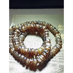 一線(xiàn)收得！稀少！藏傳瑪瑙佛珠108顆，天珠，如圖，低價(jià)處理！(se109848721)