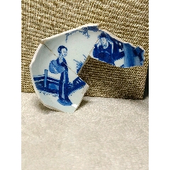 清代青花双龙戏珠纹大香炉，-青花瓷-7788旧书网