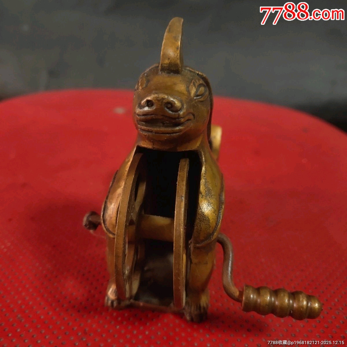 纯铜马墨斗-墨斗/木工用具-7788泥人张