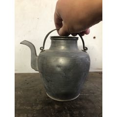 清代锡酒壶，完整，厚实，细节处理完美，大气美观，工好，包老保真