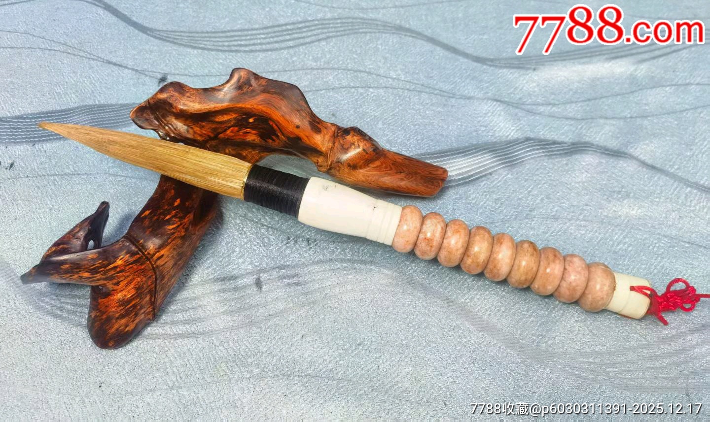 精氣神字幅，**級(jí)非遺茅龍筆張瑞亨大師2013年創(chuàng)作，中國(guó)民間文藝家，茅龍書法！_價(jià)格2800元_第5張_7788商城__七七八八商品交易平臺(tái)(7788.com)