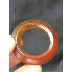 放漏！一線收得！創(chuàng)匯期老瑪瑙三才環(huán)，手工，如圖天然，低價(jià)處理！