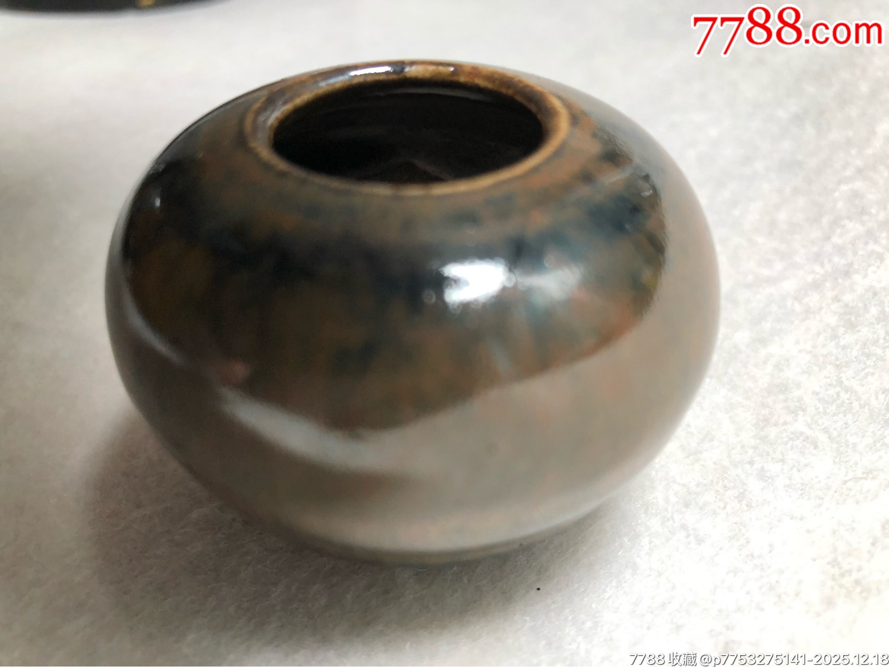 酱釉小水盂-水盂/砚滴-7788红宝书