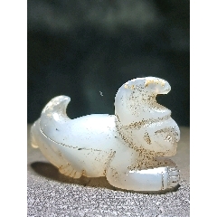 一線收得！稀少！瑪瑙冰料人魚(yú)掛件