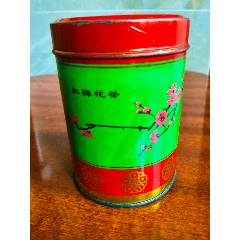 紅綠花茶鐵皮茶葉盒-￥40 元_茶葉罐/盒_7788網(wǎng)