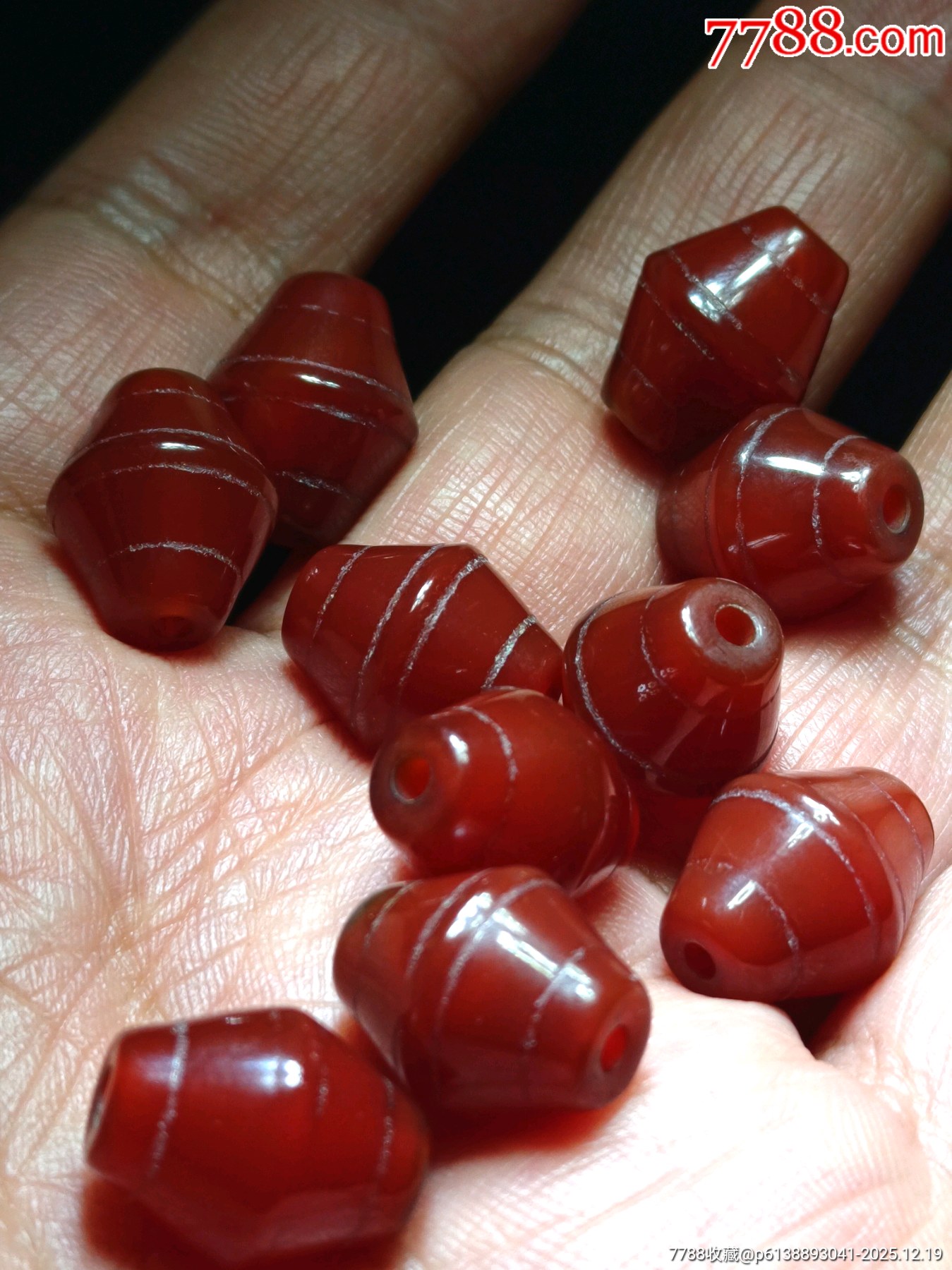 藏傳大紅珠子十顆_價格50元_第1張_7788收藏__收藏?zé)峋€