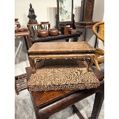 古董老黄花梨家具传世清代海南黄花梨独板平头案大条案明清家具_木桌/几