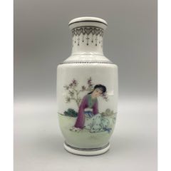 清晚期同治粉彩五子夺魁印泥盒-彩绘瓷/彩瓷-7788旧书网