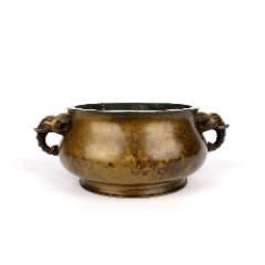 乾隆年制老铜香炉_铜炉_鑫淼祥古玩店【7788红宝书】