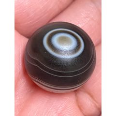 黑玛瑙单眼圆珠20mm-￥88 元_玛瑙_7788网