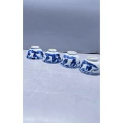 古董老瓷器明代青花瓷传世大明宣德年制黄釉青花抱月瓶明清瓷器_青花瓷_