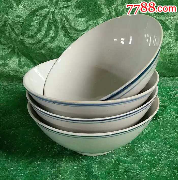 老库存国货怀旧大白碗