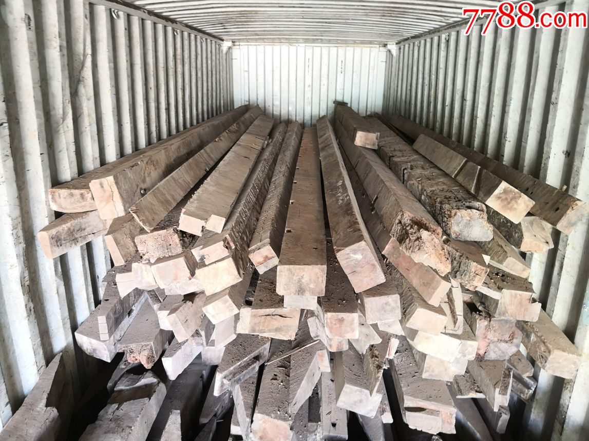 渝森铁力木方条铁梨木拆房老料铁梨木圆柱