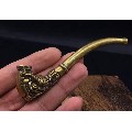现代工艺品--铜器铜烟斗长11厘米(wh229104)_7788收藏__收藏热线