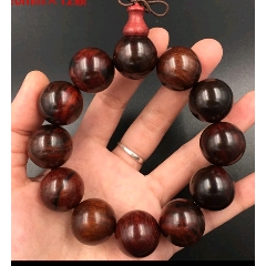 大红酸枝木木雕2.0手串珠子直径2厘米(wh230117)_7788收藏__收藏热线