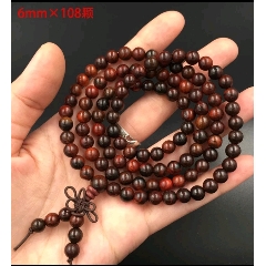 大红酸枝木木雕0.6*108项链全长64.8厘米(wh230118)_7788收藏__收藏热线