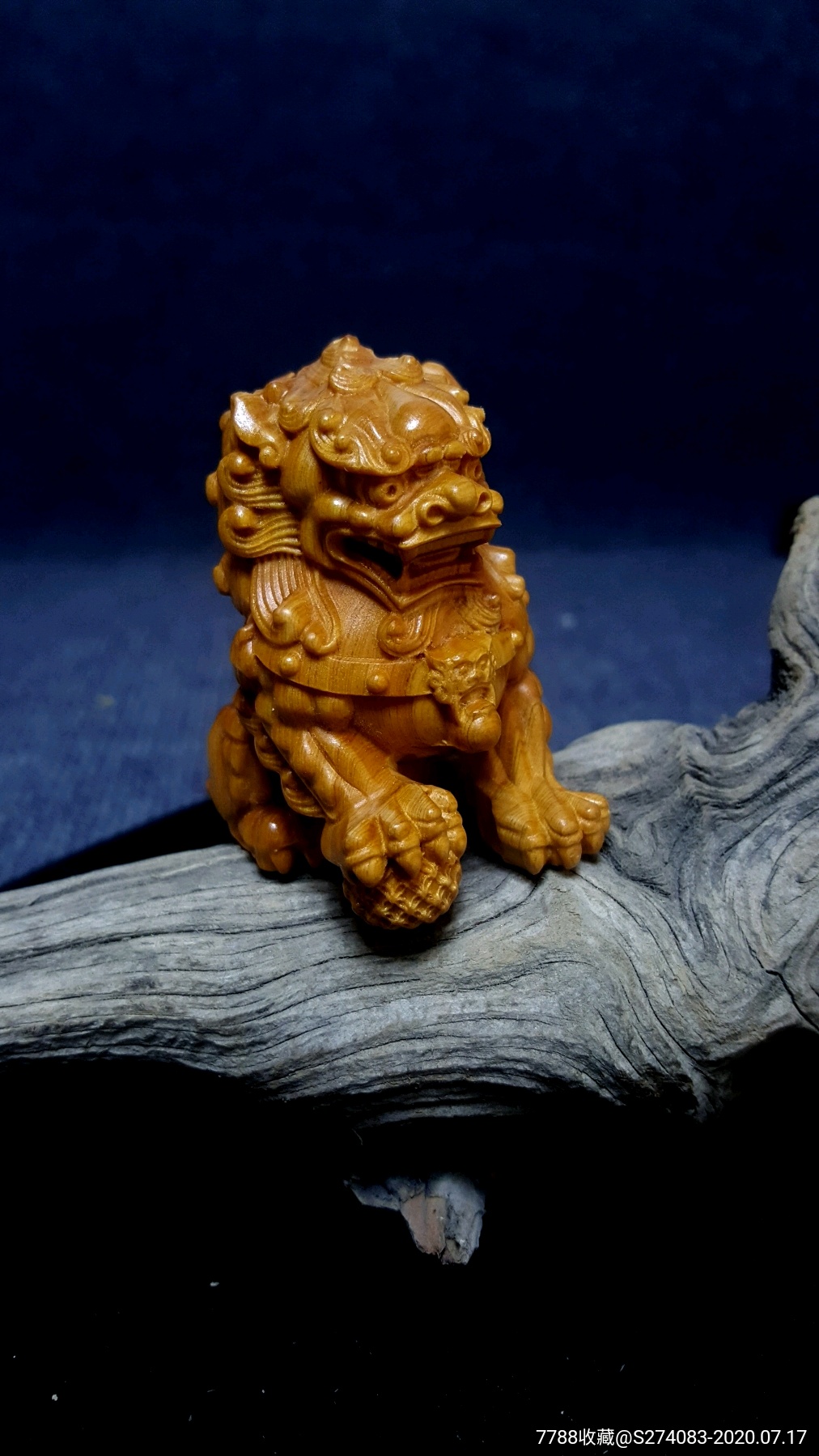 崖柏陈化料镇宅辟邪狮子根雕木雕