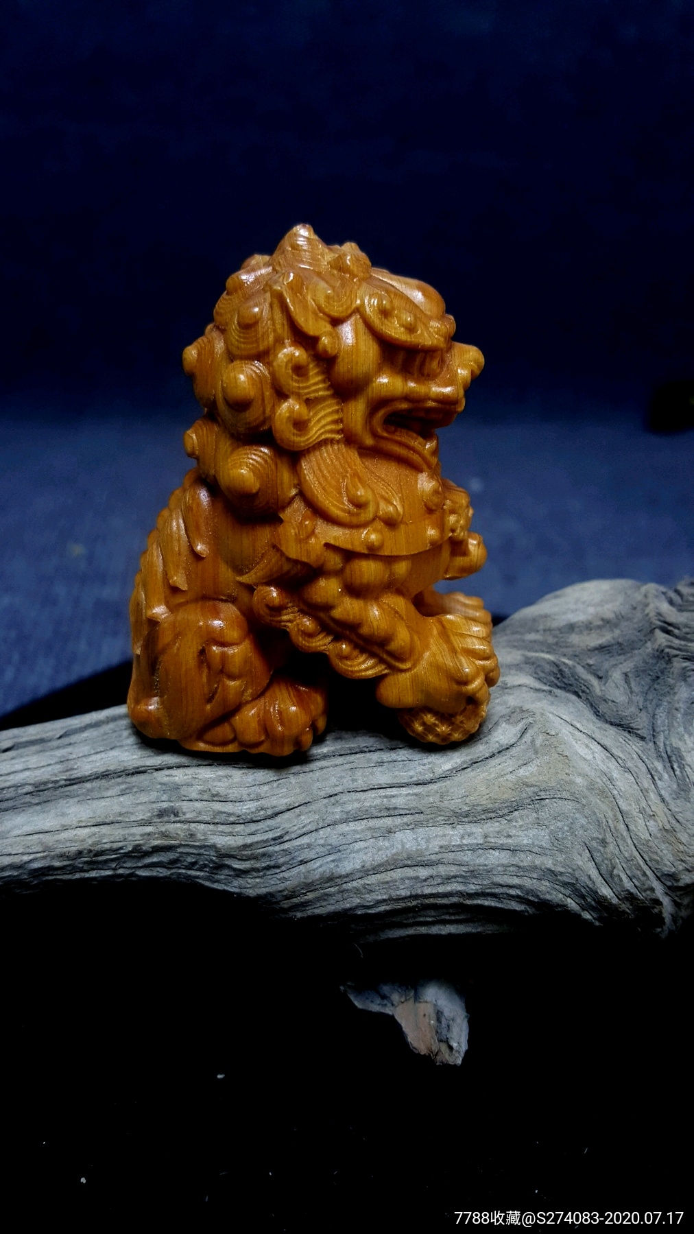 崖柏陈化料镇宅辟邪狮子根雕木雕