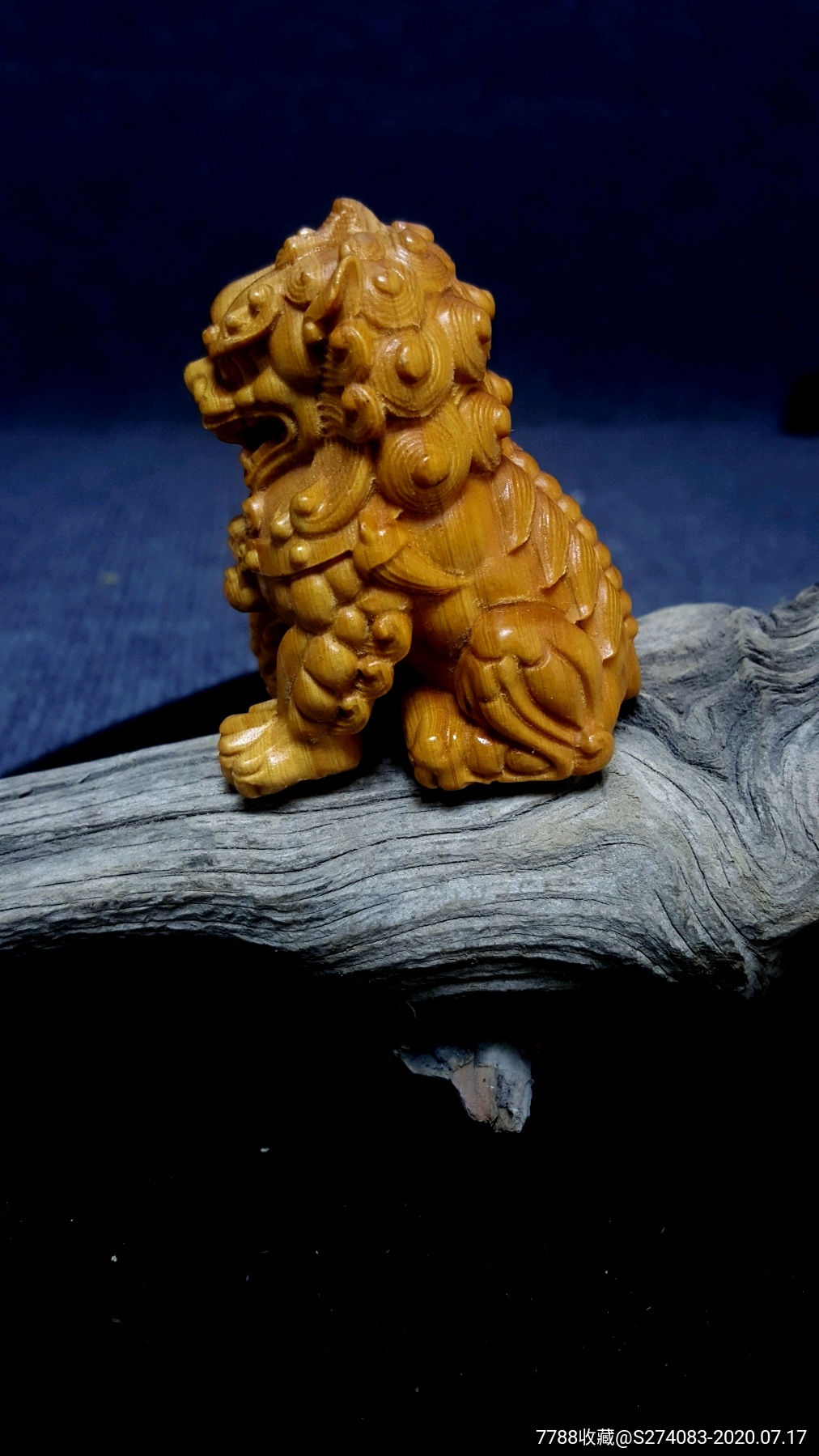 崖柏陈化料镇宅辟邪狮子根雕木雕