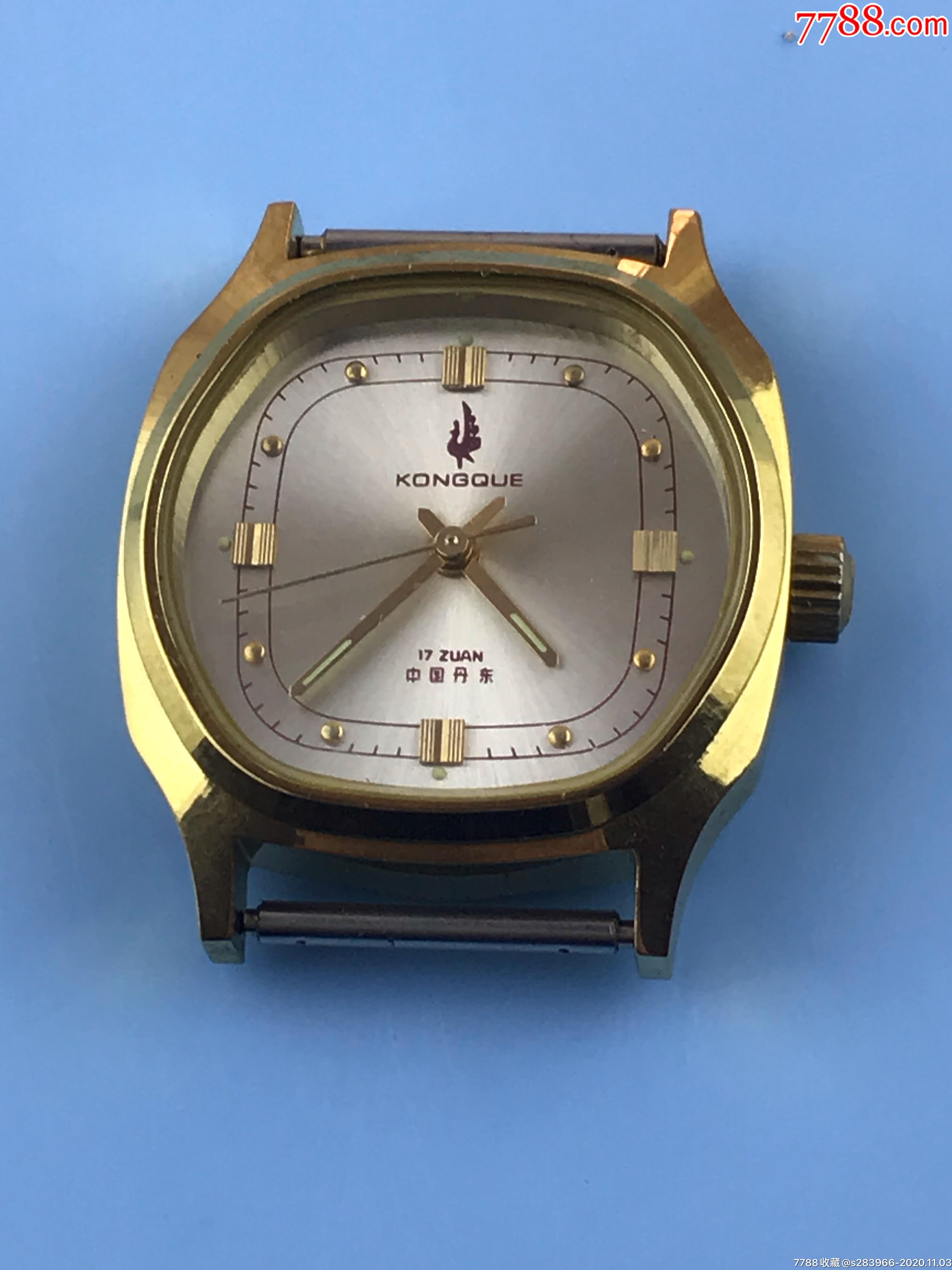 孔雀牌机械手动手表