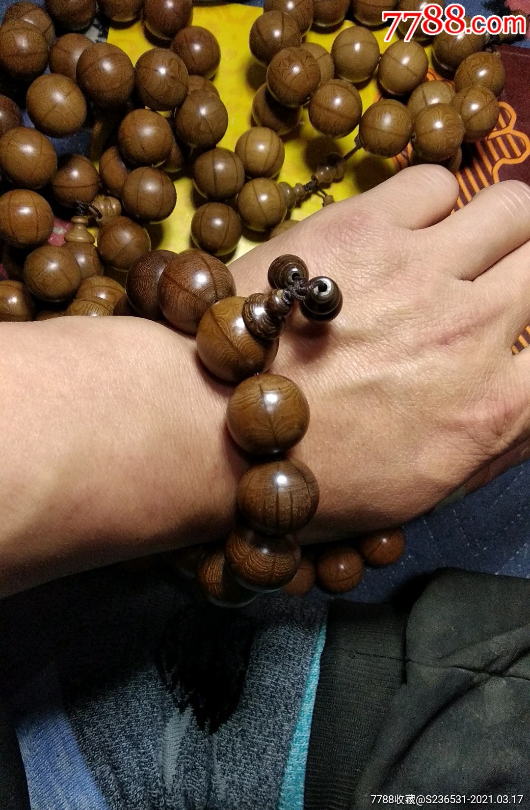 正宗降龙木佛珠(收藏级)_其他手串/佛珠【双瑞降仙】_第7张_7788陶器