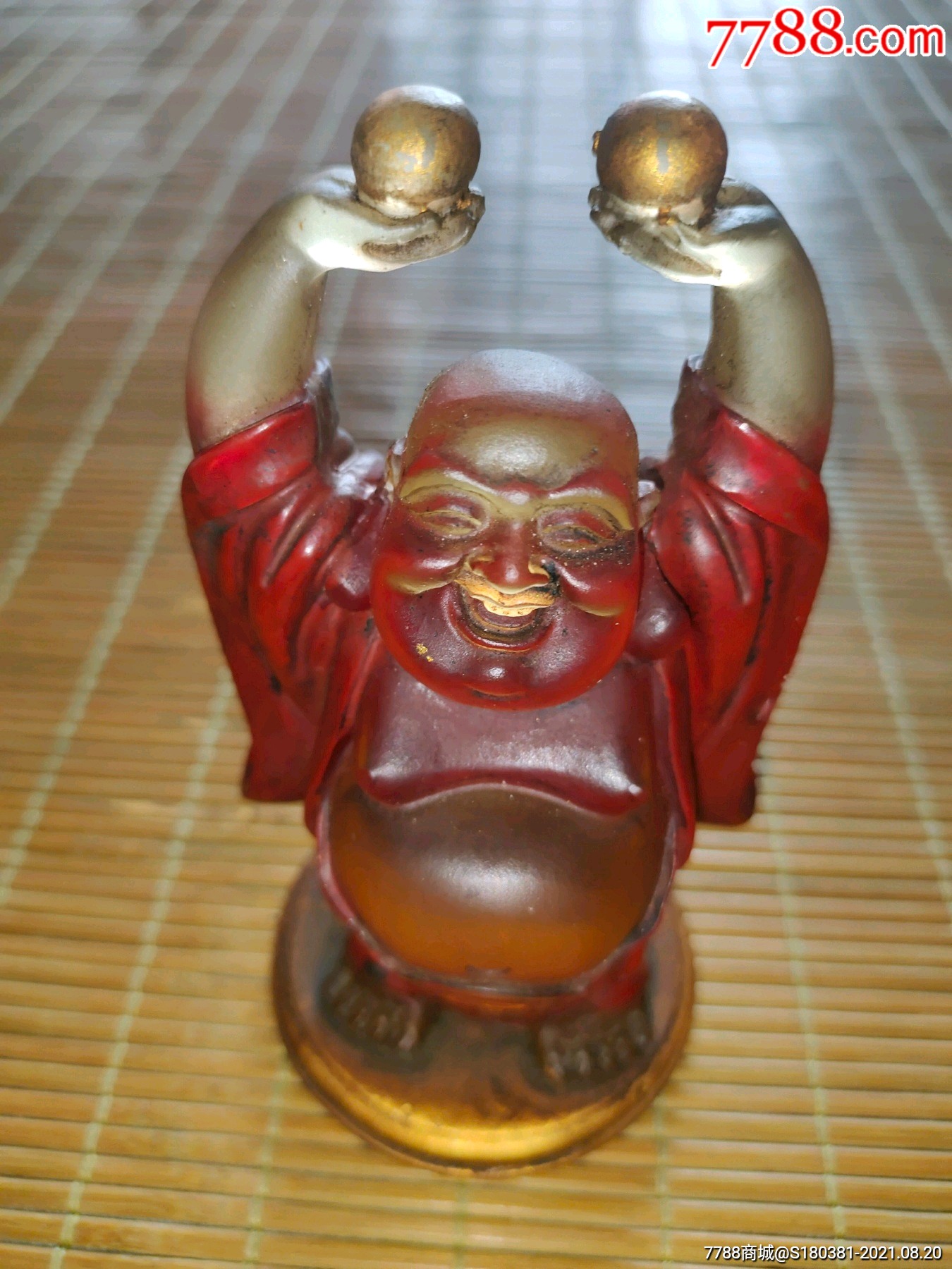 老琉璃佛像弥勒大佛释迦牟尼佛小和尚唐玄奘开心笑佛摆件