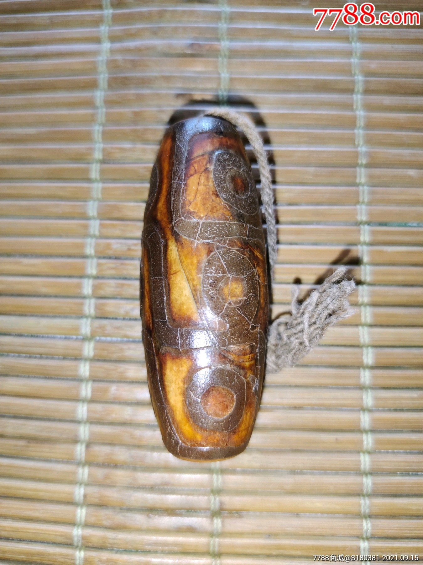 文玩配饰玛瑙diy九眼天珠勒子顶珠锁骨链挂件吊坠包挂