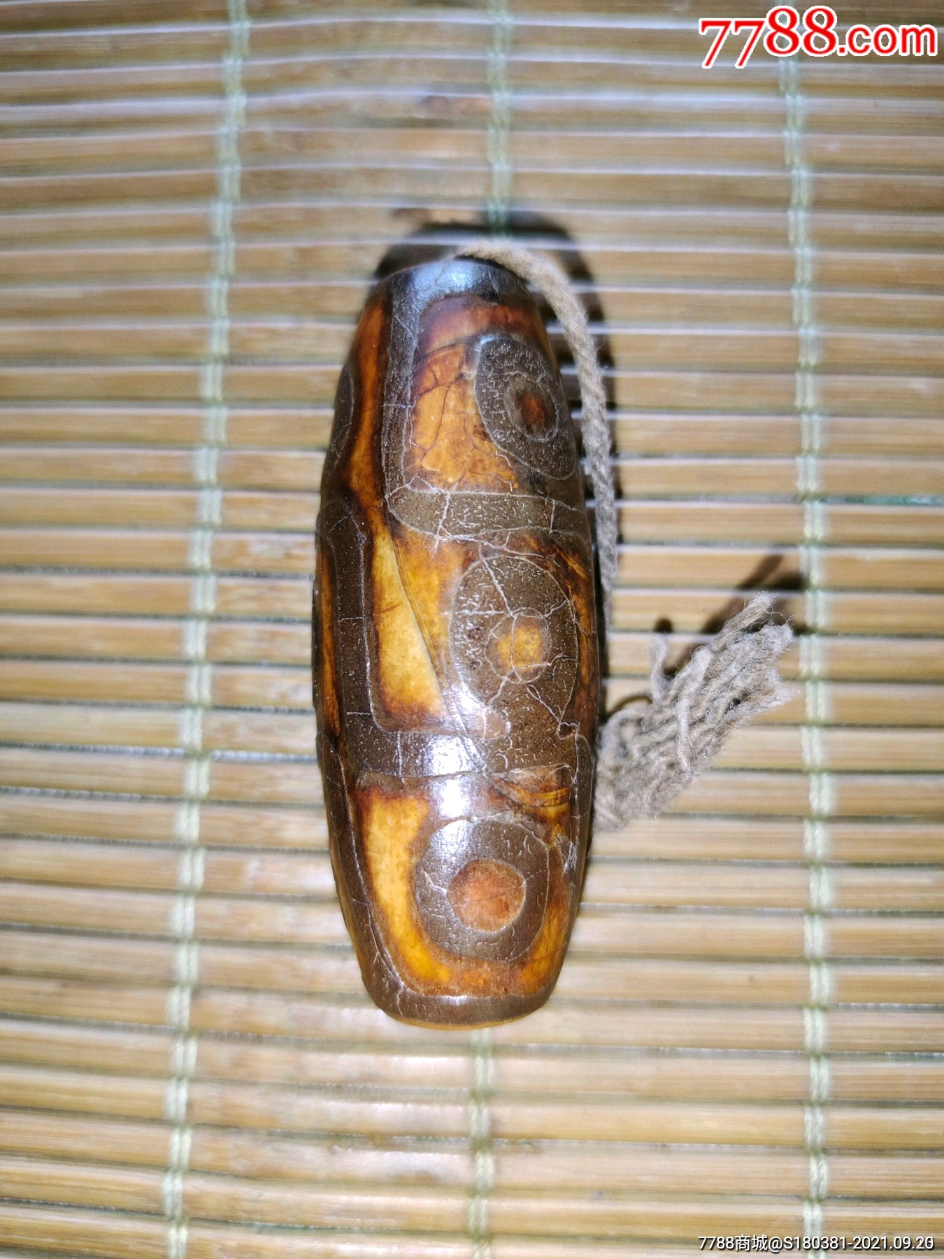 文玩配饰玛瑙diy九眼天珠勒子顶珠锁骨链挂件吊坠包挂