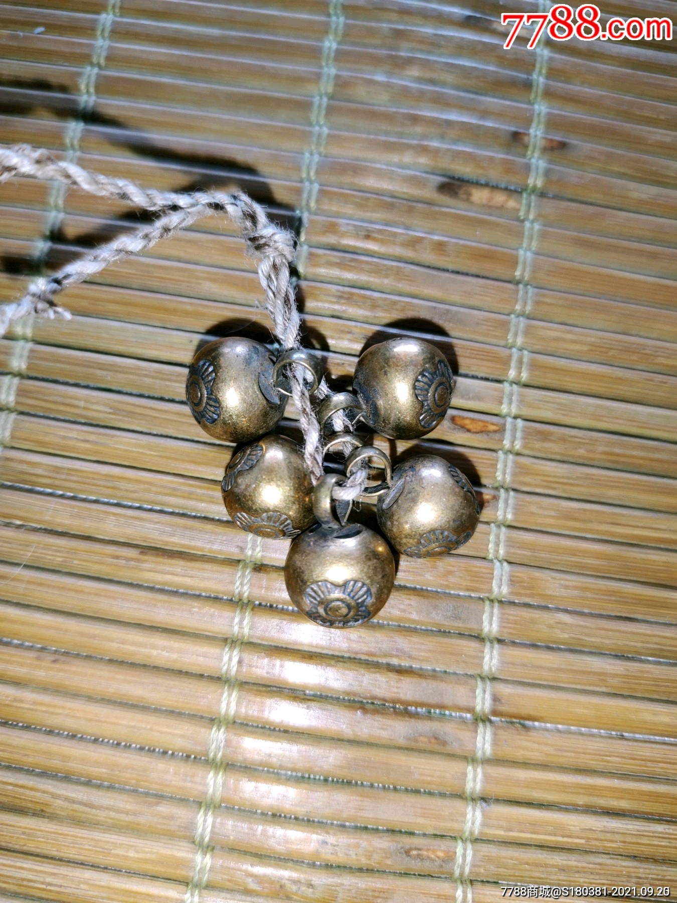 纯铜黄铜实心老纽扣衣扣铜纽扣5只