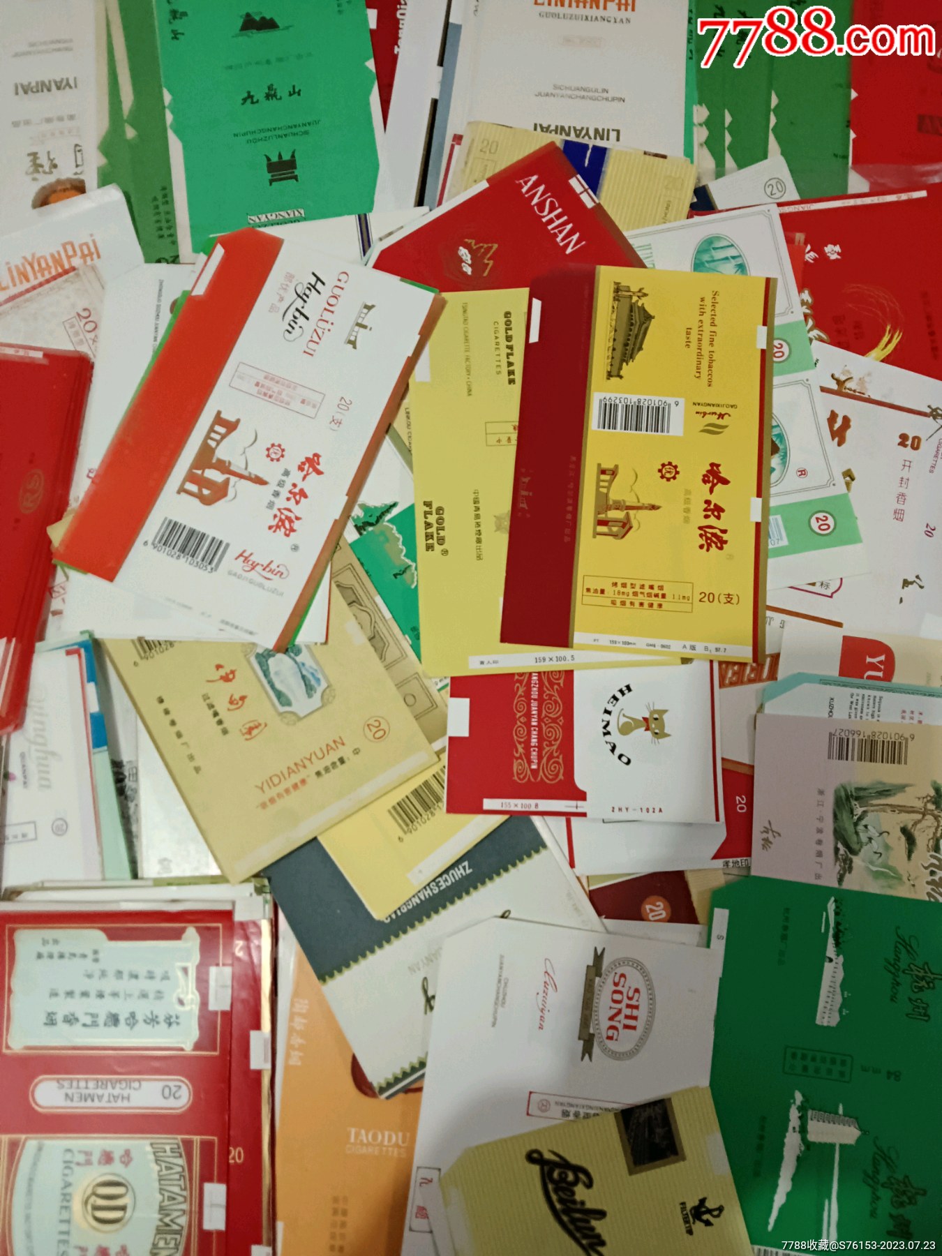 各地烟标百枚三十种及以上-单价:元-wh270006-烟标/烟盒 -批发 -7788收藏__收藏热线