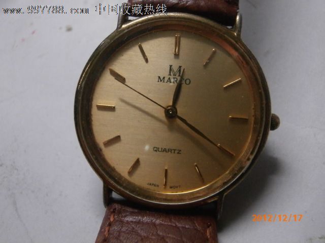 日本marco,手表/腕表,石英,年代不详,其他国外品牌,钢,日本,三针,se