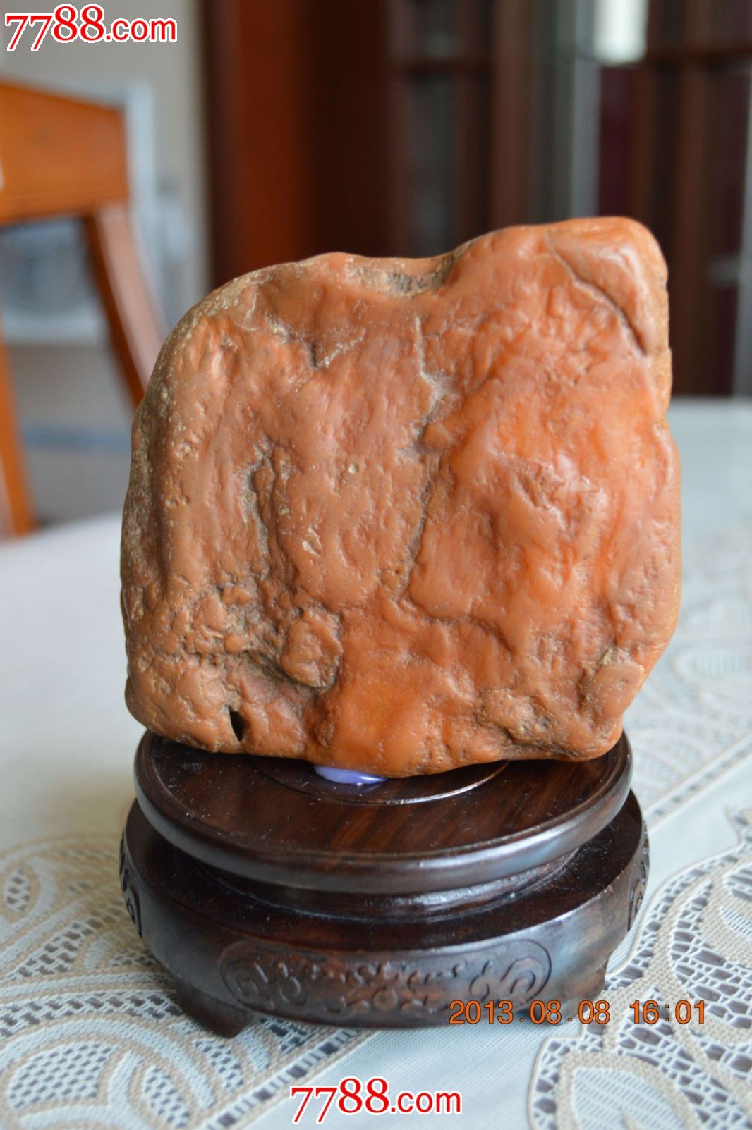 黄龙玉山子原石摆件,浙江黄玉原石