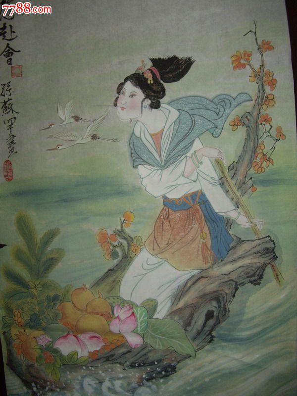 孙苏罕瑶池赴会画片商品尺寸94公分53公分