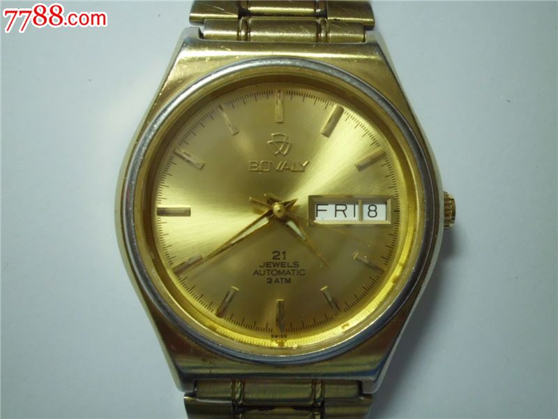 透底宝华利男装自动表机芯2846原装表链