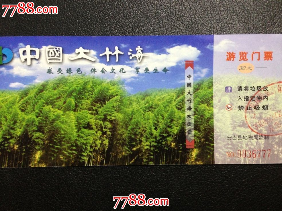 浙江安吉县中国大竹海门票