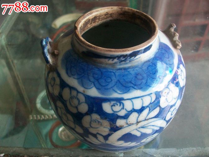 清代青花瓷器的提罐_价格100元_第1张_7788收藏__收藏热线
