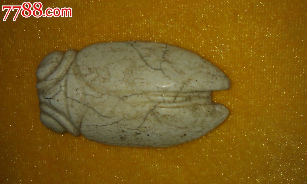 鸡骨白玉器-玉蝉-红山文化玉器-高古玉器-和田玉器