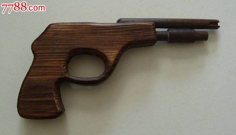木质儿童玩具手枪