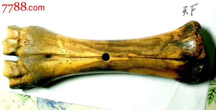 清代东北腿骨拨了锤子纺绳用东北民俗