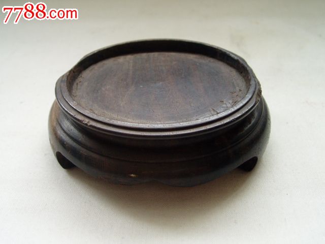 清代老红木座子