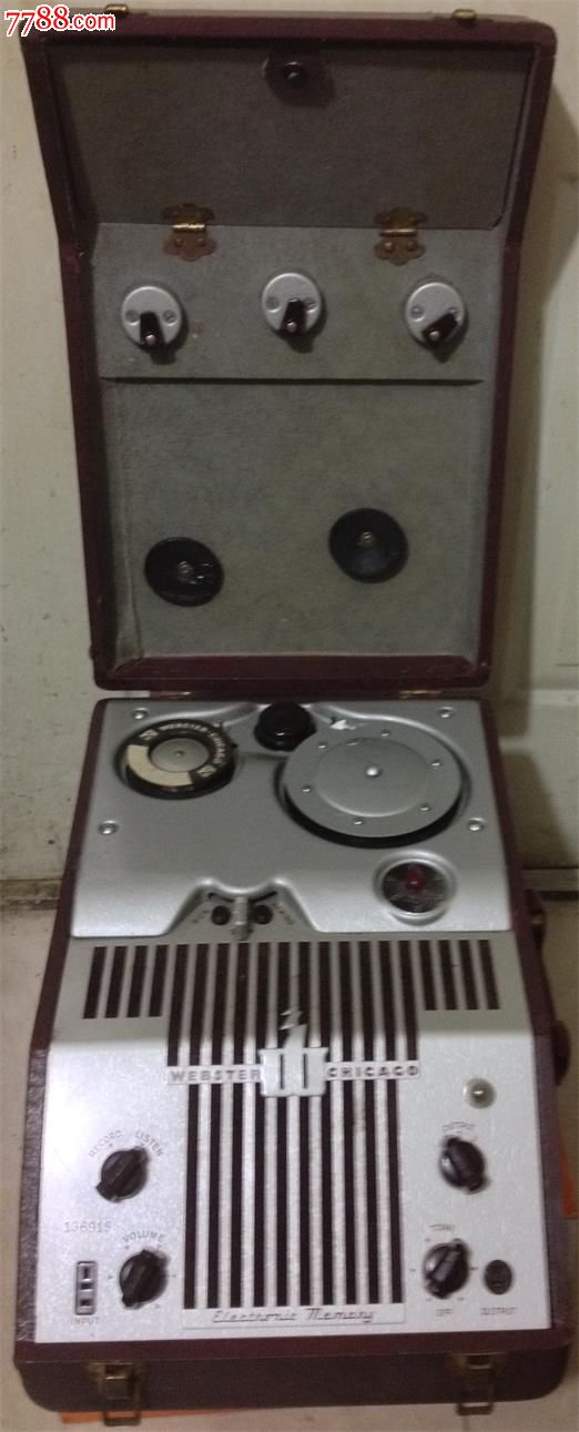 老美国早期钢丝录音机能正常使用