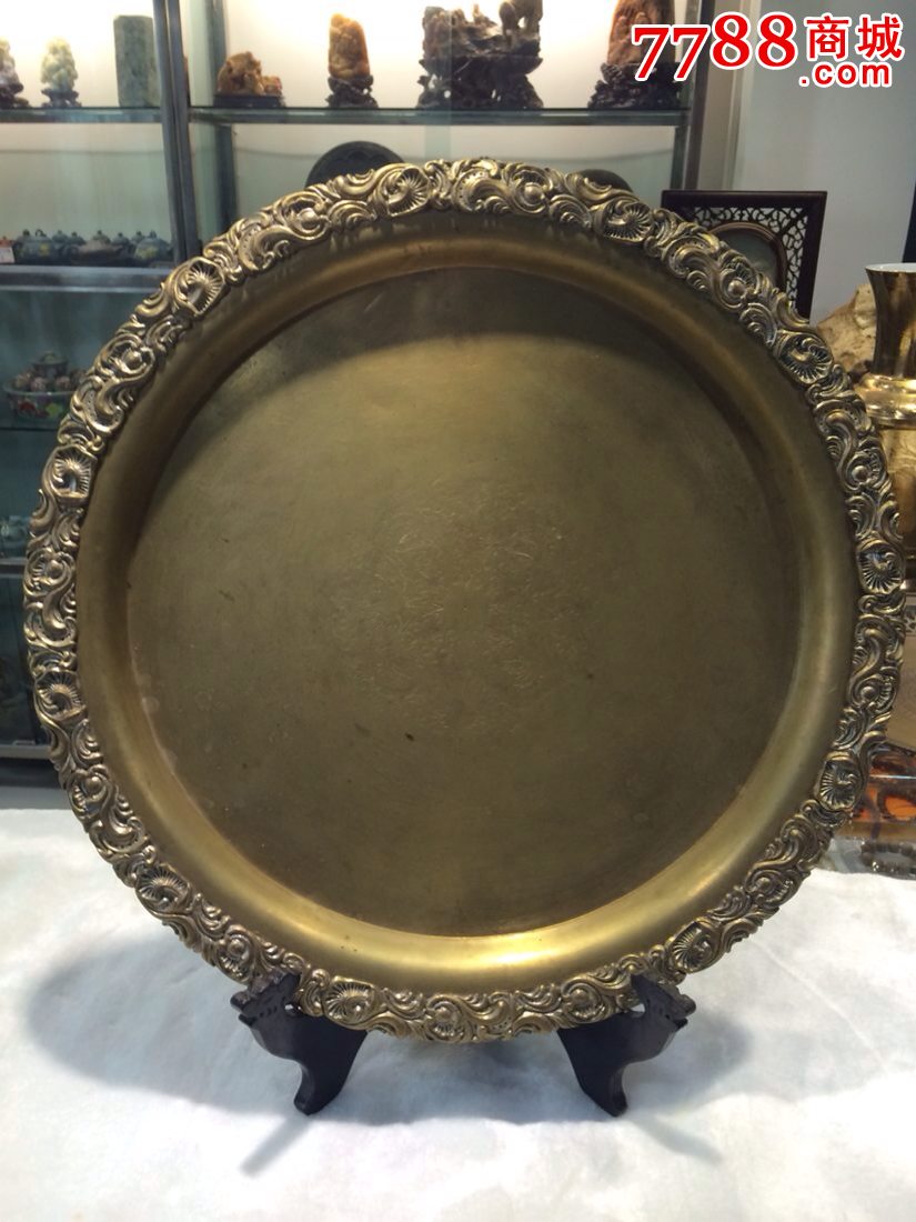 海外回流民国大铜盘