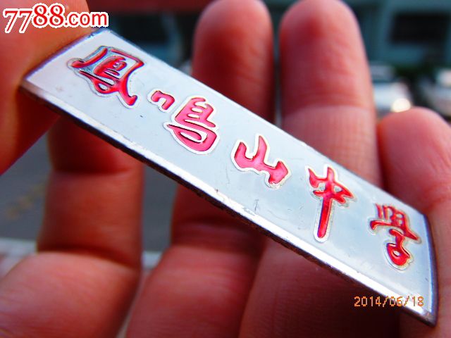 凤鸣山中学铜校徽