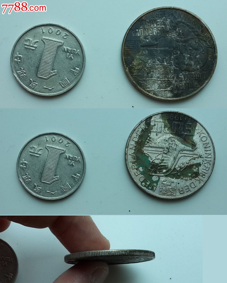 1996年荷兰威廉巴伦支5欧元外国钱币外国硬币