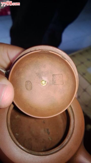 大师吕尧臣绞泥紫砂壶缺帽钮